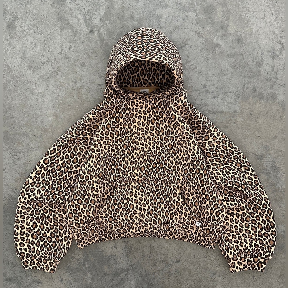 AKIMBO Leopard Print Hooded Jacket